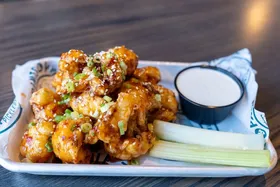 Sticky Cauliflower Bites
